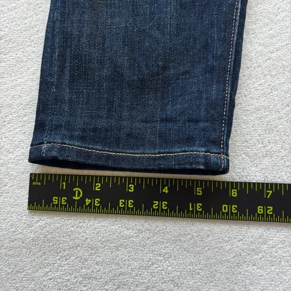 Lucky Brand Sienna Cigarette Jeans Women 6/28 Dark Wash Indigo Slim Fit Denim - Picture 6 of 11